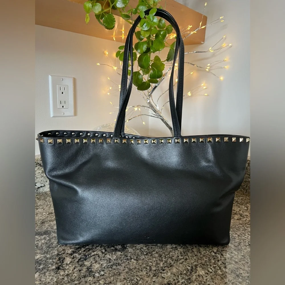Valentino Garavani Rockstud Tote with Guitar Strap